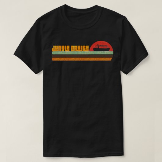 Jungle Cruise 1970er Surf T-Shirt (Design vorne)