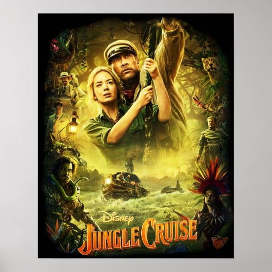 Jungle Cruise Aesthetic Film Poster (Vorne)