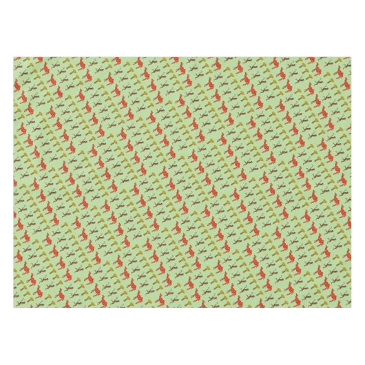 Jungle Custom Tablecloth Tischdecke (Vorderseite (Horizontal))