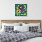 Jungle Daisy Leinwanddruck (Insitu (Schlafzimmer))