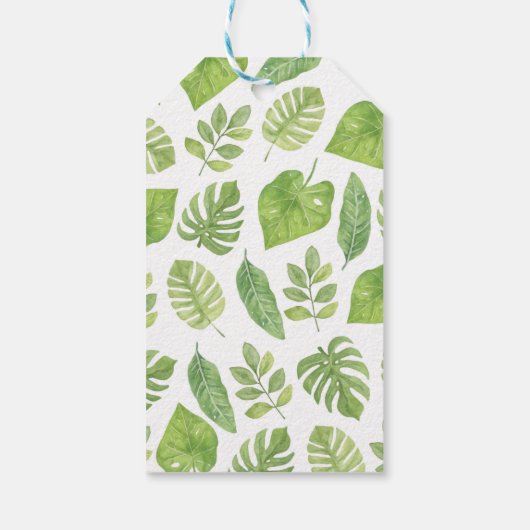 Jungle Dinosaur Boy Birthday Party Danke Geschenkanhänger (Rückseite)