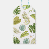 Jungle Dinosaur Geburtstag Danke Tag Geschenkanhänger (Rückseite)