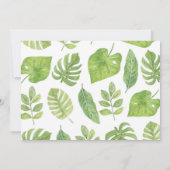 Jungle Dinosaur Niedlich Boy Birthday Party Foto Dankeskarte (Rückseite)