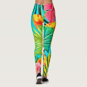 Jungle Dog Art Leggings (Rückseite)