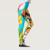 Jungle Dog Art Leggings (Rechts)