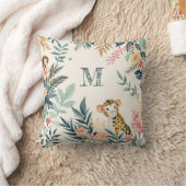 Jungle Dreams Mit Monogramm Kissen (Decke)