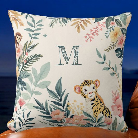 Jungle Dreams Mit Monogramm Kissen