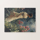 Jungle Elegante: Vintages Orchid Portrait Puzzle (Horizontal)
