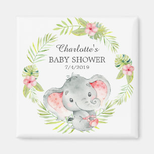 Jungle Elephant Baby Dusche Gefallen Magnet