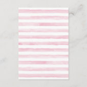 Jungle Elephant Baby Shower Book for Baby Card Begleitkarte (Rückseite)