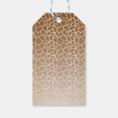 Jungle Elephant Babydusche Danke Tags Geschenkanhänger (Rückseite)