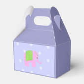 Jungle Elephant mit Blanket Geschenkschachtel (Rückseite)