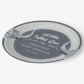 Jungle Elephant Safari Baby Dusche Teller (Schrägansicht)