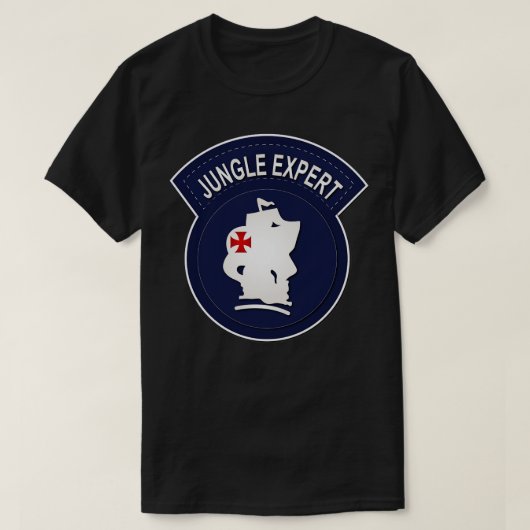Jungle Expert Abzeichen T-Shirt (Design vorne)