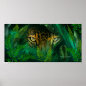 Jungle Eyes - Jaguar Art Poster/Print Poster (Vorne)