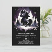 Jungle Fantasy Horse Geburtstag Einladung (Stehend Vorderseite)