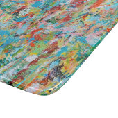 Jungle Fever Deko Glass Cutting Board Schneidebrett (Ecke)
