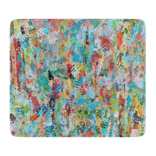 Jungle Fever Deko Glass Cutting Board Schneidebrett (Vorderseite)