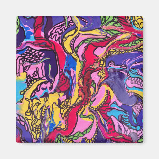 "Jungle Fever" Designquadrat-Magnete Magnet