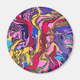 "Jungle Fever" Designrunden Magnete Magnet