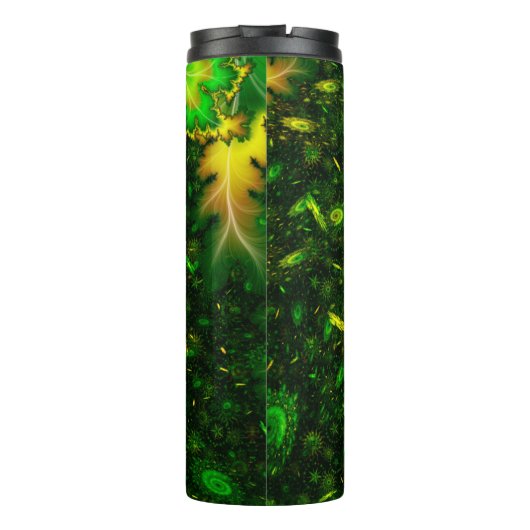 Jungle Fever Fraktal Thermosbecher (Rückseite)