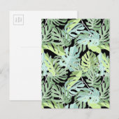 Jungle Floral Pattern 2 Postkarte (Vorne/Hinten)