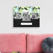 Jungle Floral Pattern | Fotos und Texte aus der Fa Leinwanddruck (Insitu (Wohnzimmer))