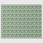 Jungle Floral Pattern Geschenkpapier (Flach)