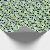 Jungle Floral Pattern Geschenkpapier (Ecke)