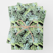 Jungle Floral Pattern Geschenkpapier Set (Beispiel)