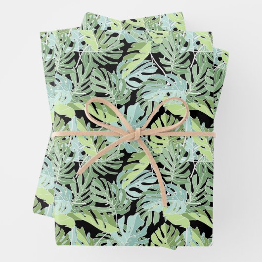 Jungle Floral Pattern Geschenkpapier Set (Beispiel)