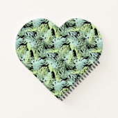 Jungle Floral Pattern Notizbuch (Rückseite)