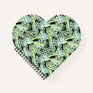 Jungle Floral Pattern Notizbuch