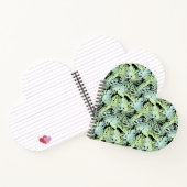 Jungle Floral Pattern Notizbuch (Innenseite)
