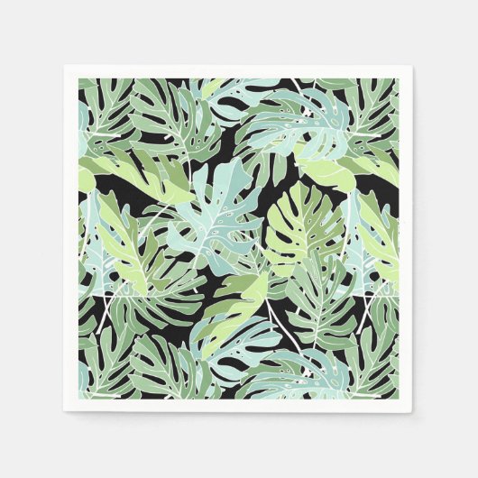 Jungle Floral Pattern Serviette (Vorderseite)