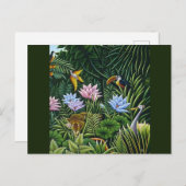Jungle Folk Art von Rousseau Postkarte (Vorne/Hinten)