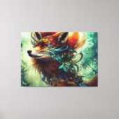 Jungle Fox Canvas Print Leinwanddruck (Vorderseite)