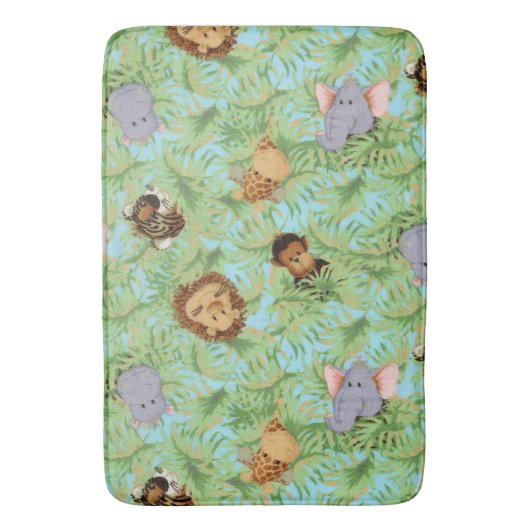 Jungle Friends Badematte (Vorderseite Vertikal)
