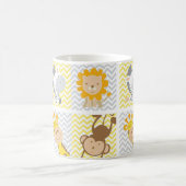 Jungle Friends Pattern Kaffeetasse (Mittel)