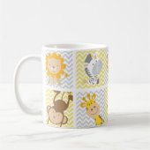 Jungle Friends Pattern Kaffeetasse (Links)