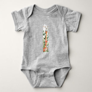 Jungle Friends Tower Pinselstrich Baby Strampler