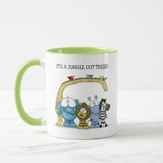 Jungle Friends-Wild über Sie Tasse (Links)
