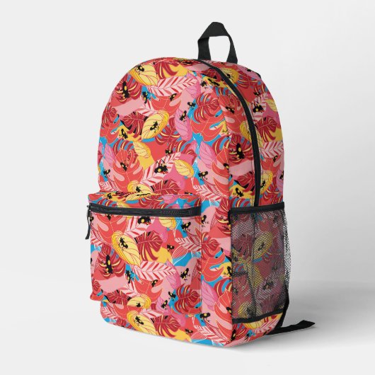 Jungle Frogs Bedruckter Rucksack (Rückseitige Ecke Rechts)
