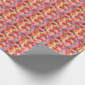 Jungle Frogs Geschenkpapier (Ecke)