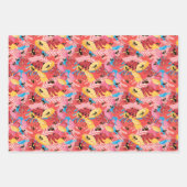 Jungle Frogs Geschenkpapier Set (Vorderseite)