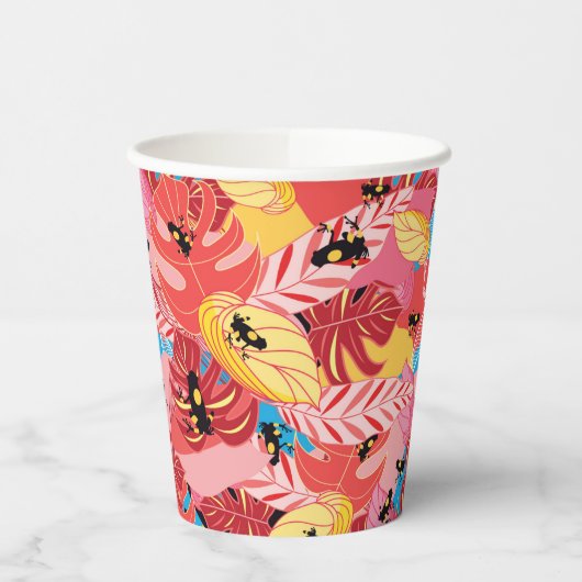 Jungle Frogs Pappbecher (Links)