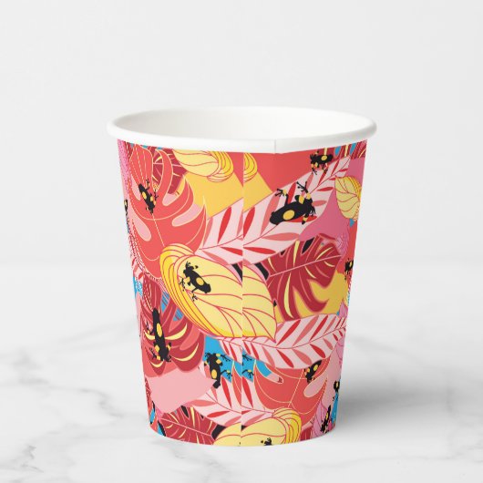 Jungle Frogs Pappbecher (Rechts)