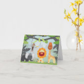 Jungle Fun Karte (Gelbe Blume)