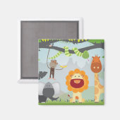 Jungle Fun Magnet (Vorderseite/Rückseite)