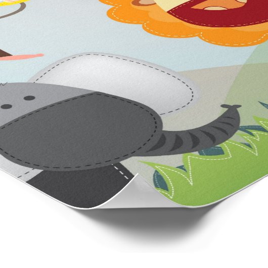 Jungle Fun Poster (Ecke)